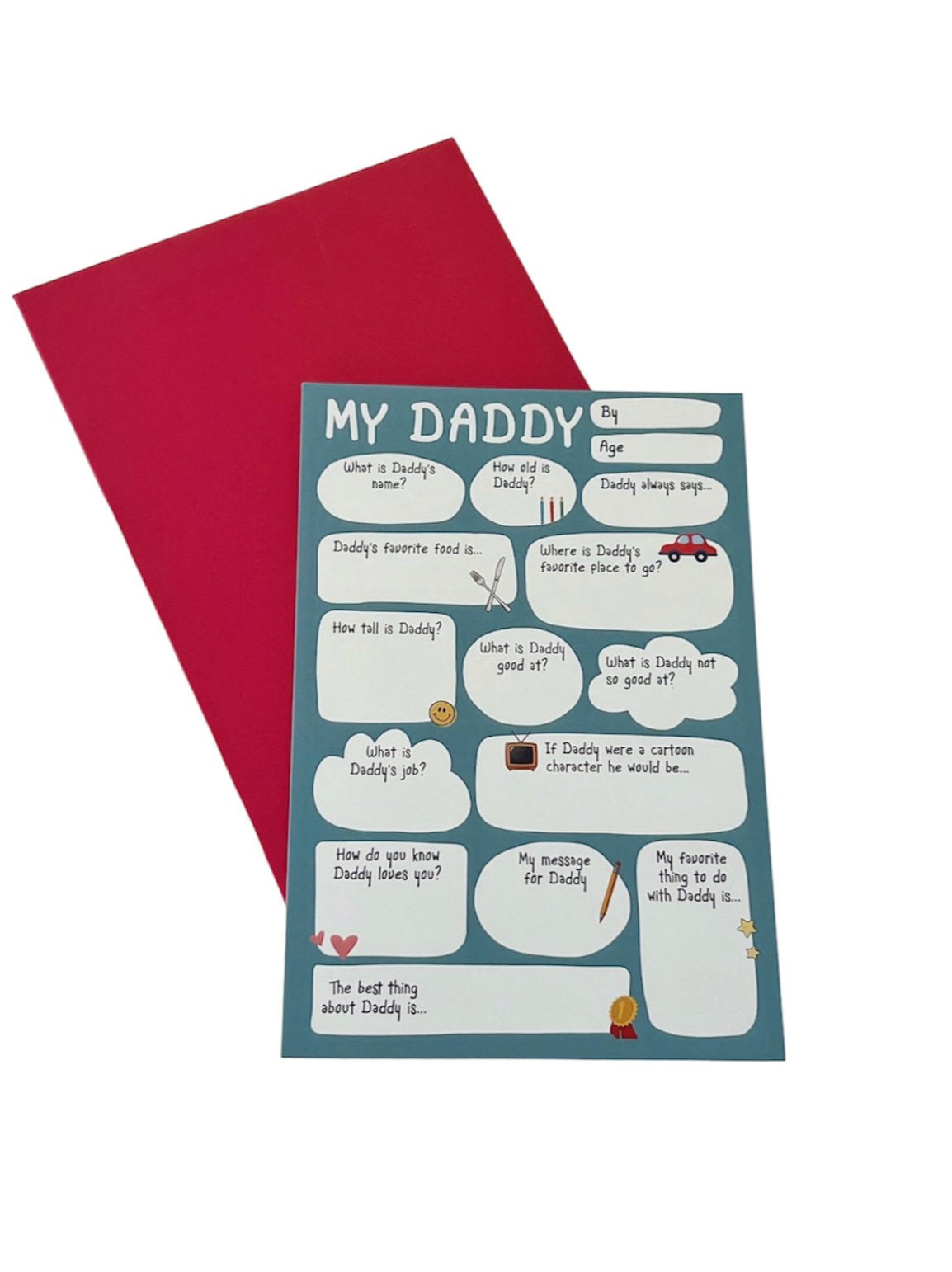 Personalised Father's Day Greeting Card