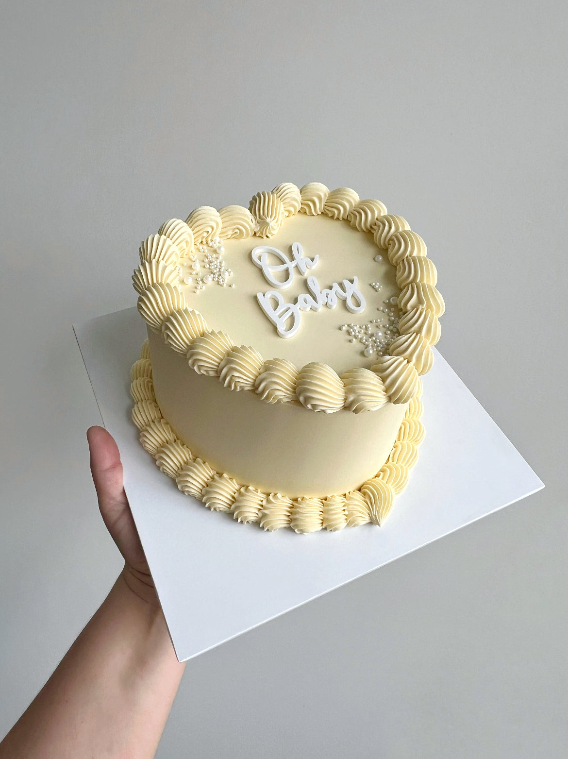 Oh Baby Gender Reveal Cake