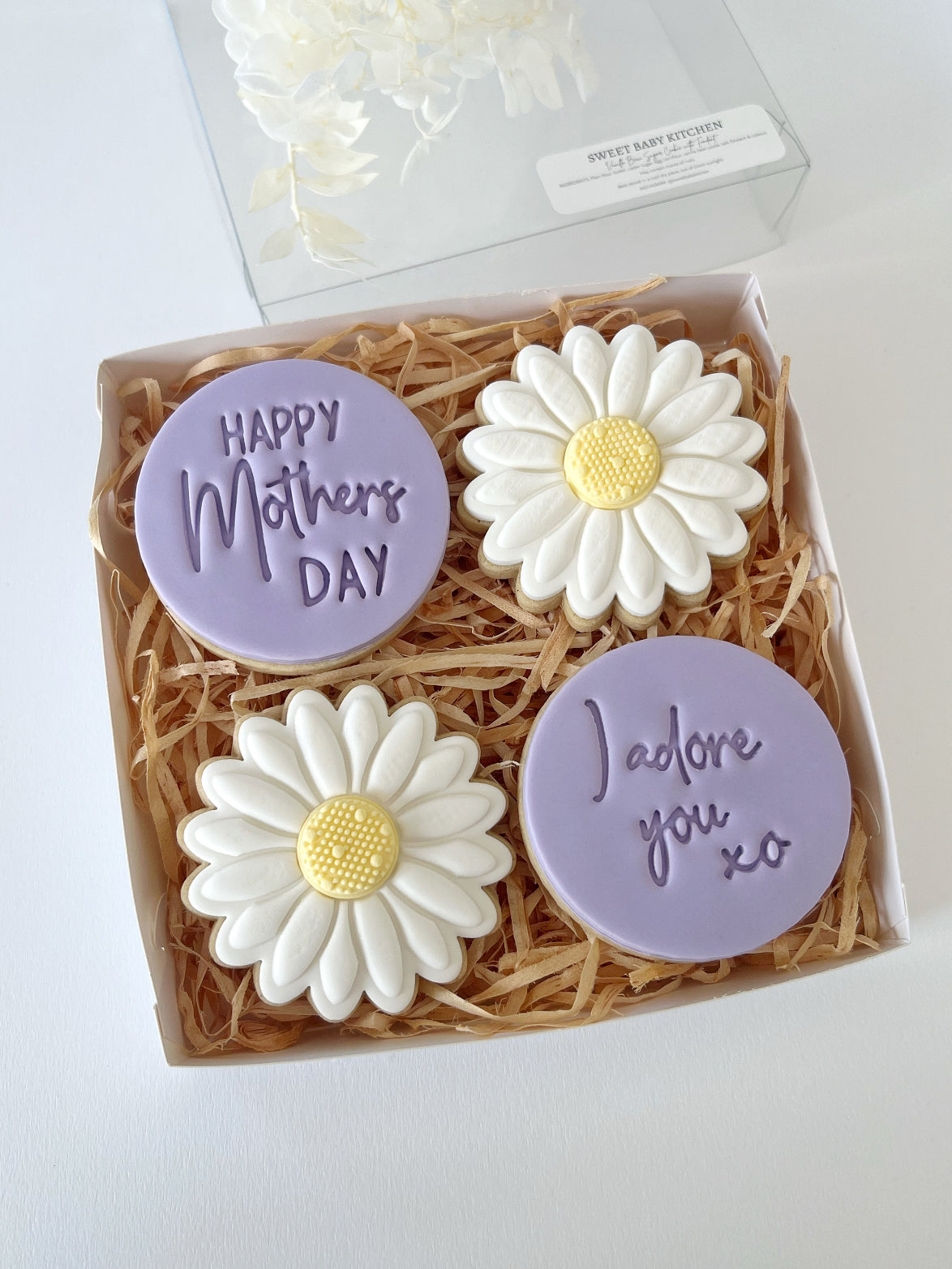Mother's Day Cookie Gift Box 4 Piece - PICK UP ONLY