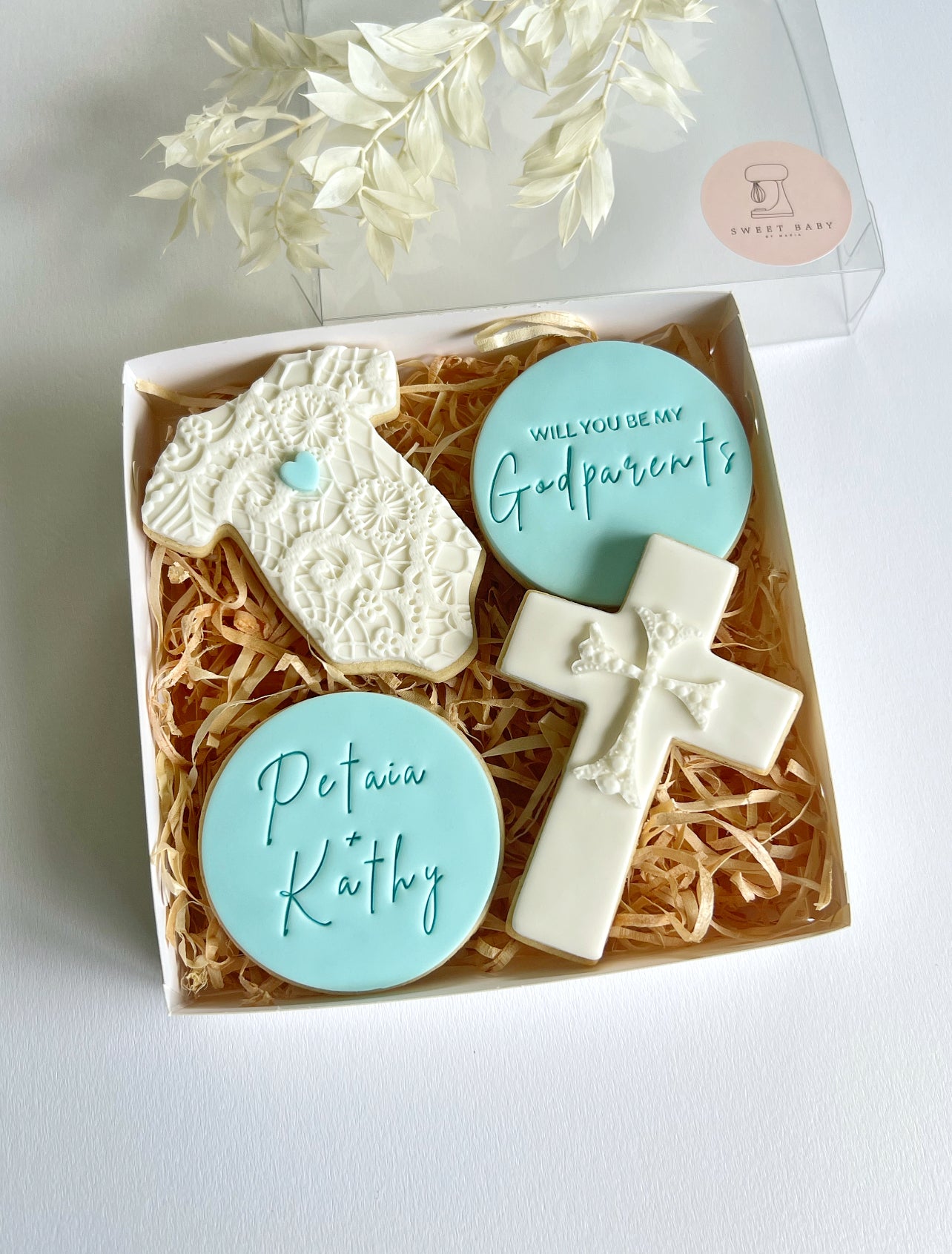 Will you be my Godparents Cookie Gift Box
