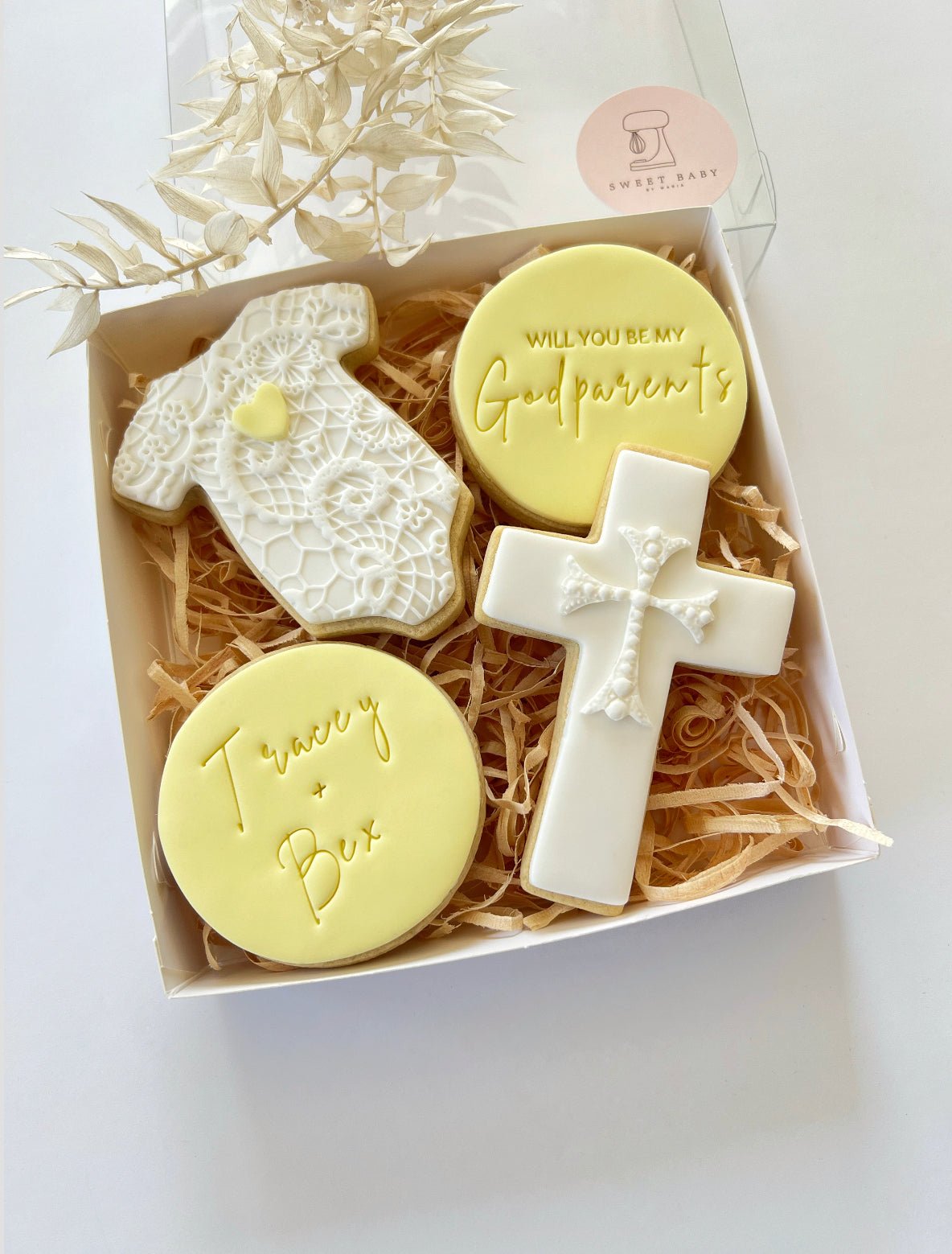 Will you be my Godparents Cookie Gift Box