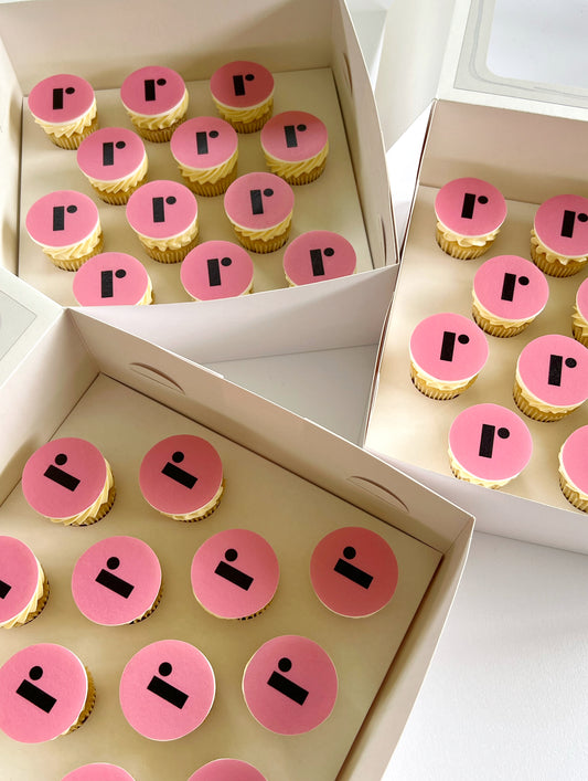 Mini Logo Cupcakes 12 Piece
