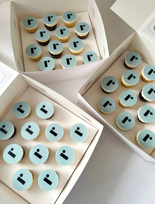 Mini Logo Cupcakes 12 Piece