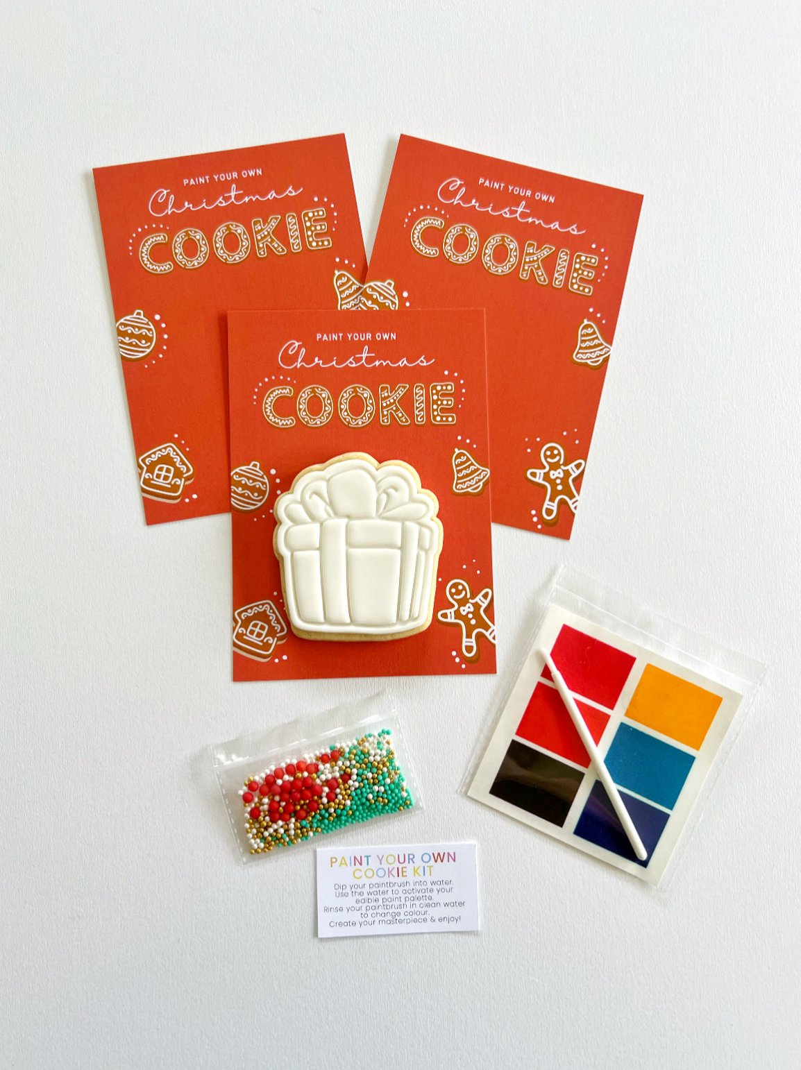 Christmas Gift Individual Paint Your Own Cookie PICK UP ONLY