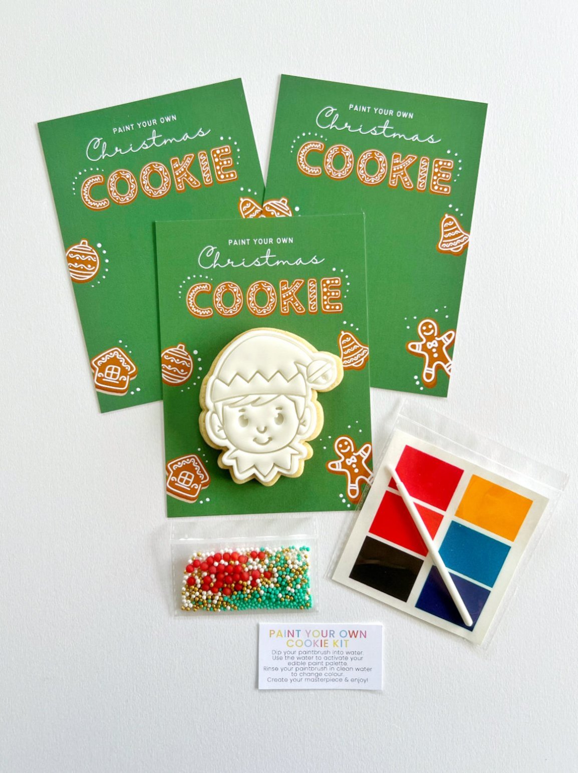 Jingle Elf Individual Paint Your Own Cookie PICK UP ONLY