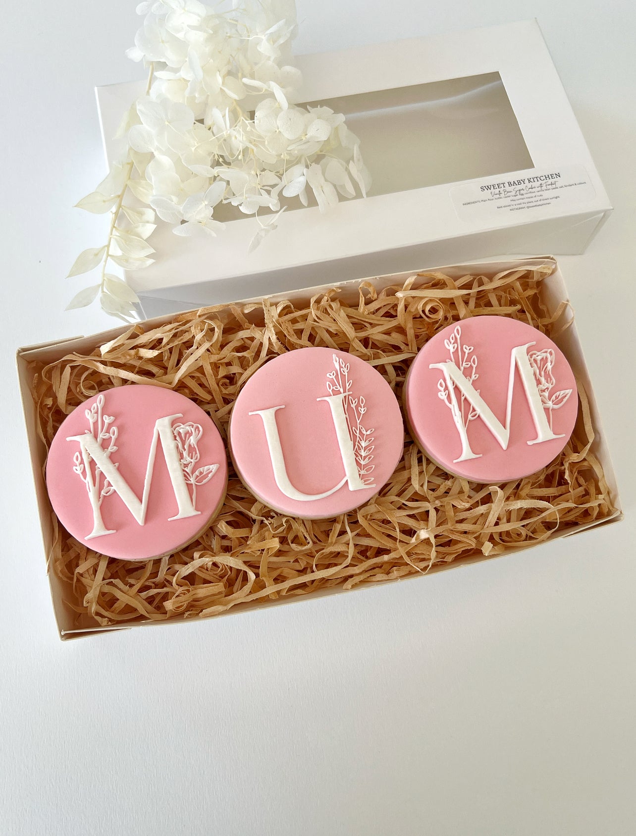 Floral MUM Cookie Gift Box