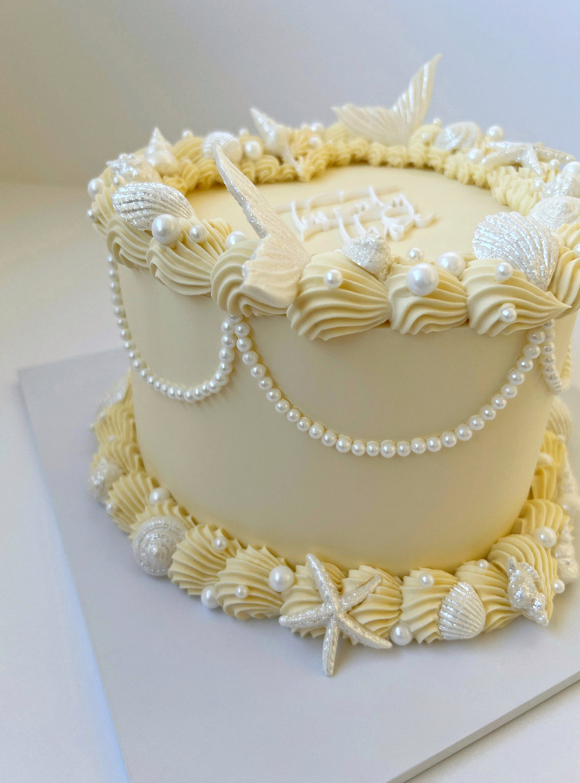 Under the Sea Heart Cake