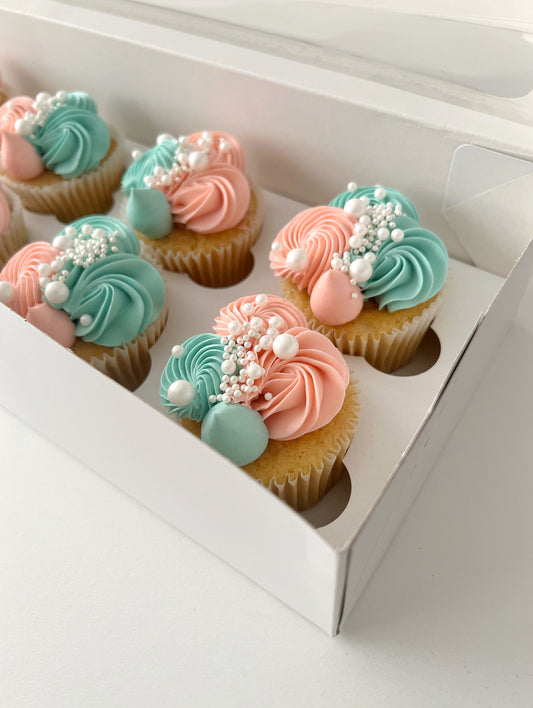Full-size Gender Reveal Cupcakes 12 Piece