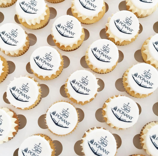Mini Logo Cupcakes 12 Piece