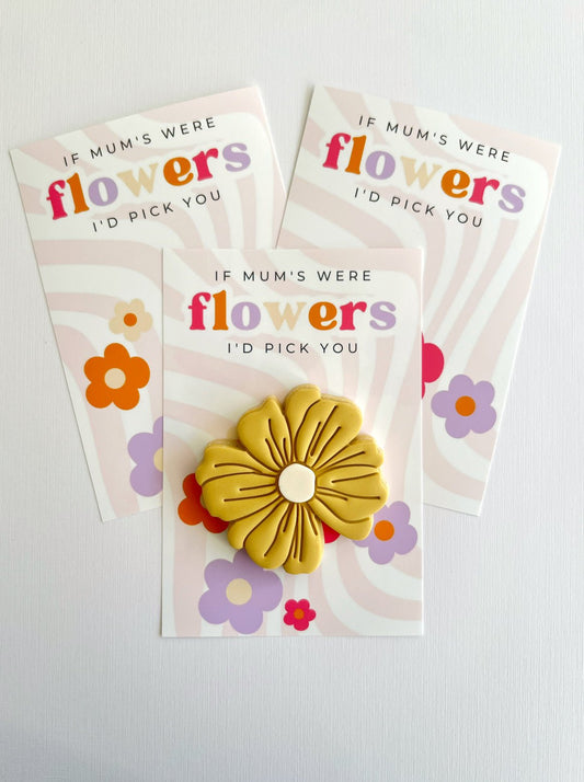 'If Mums were Flowers I'd Pick you' Individual Cookies