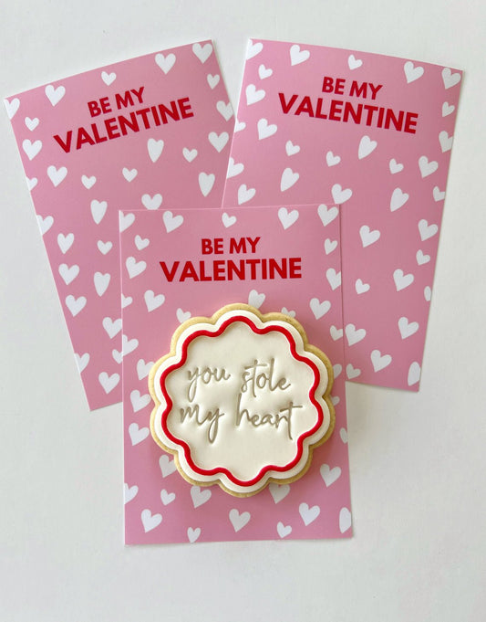'Be My Valentine' Individual Cookies