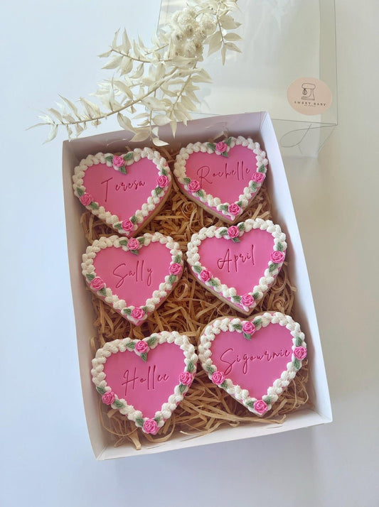 Vintage Heart Cookie Gift Box